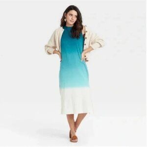 Universal Threads Blue Ombre Midi Dress